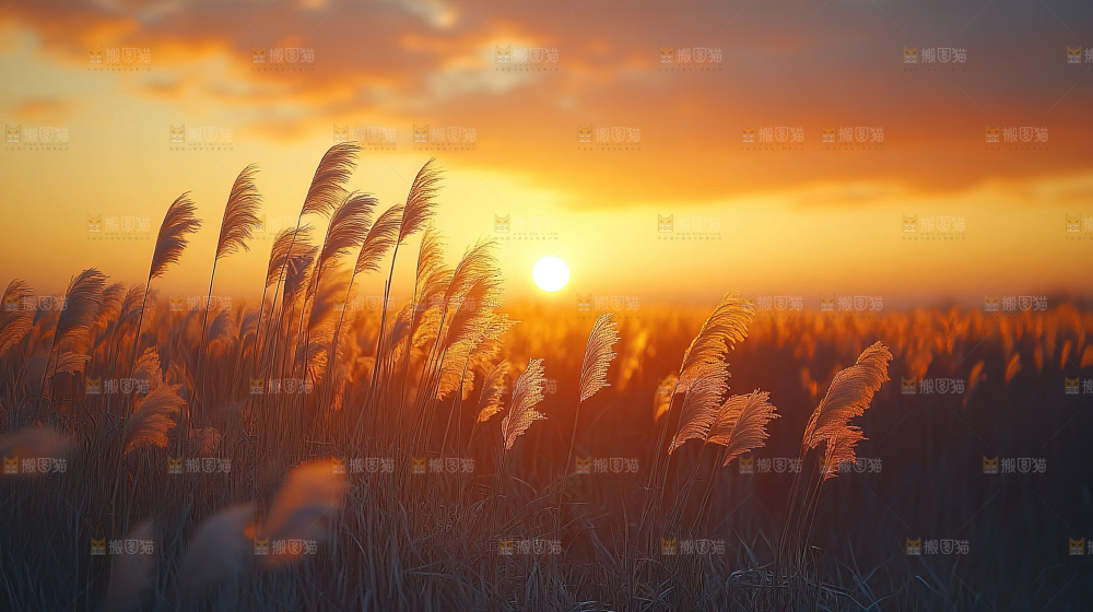 秋日落叶景观场景建筑素材