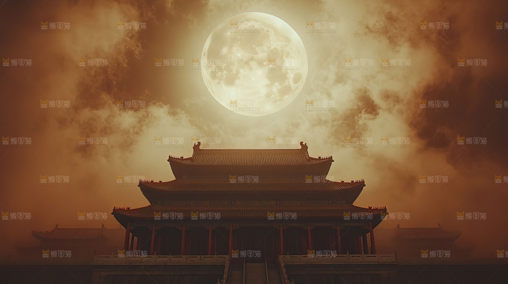 中秋赏月满月神秘传统人文