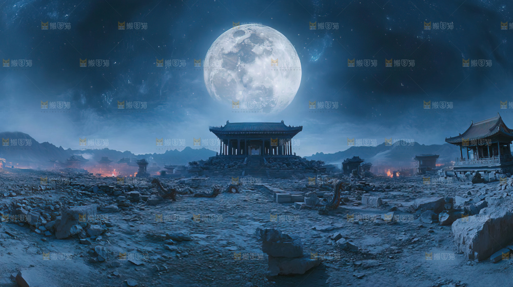 中秋赏月满月神秘传统人文