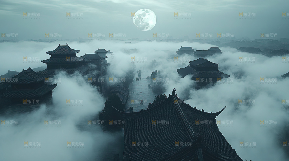 中秋赏月满月神秘传统人文