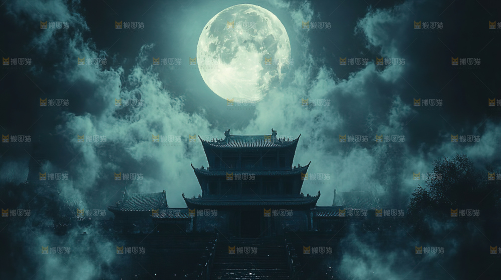 中秋赏月满月神秘传统人文