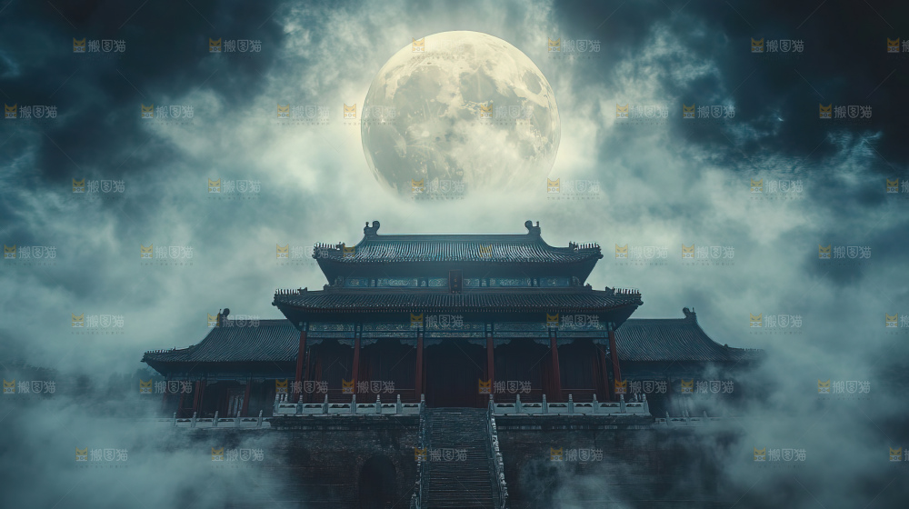 中秋赏月满月神秘传统人文
