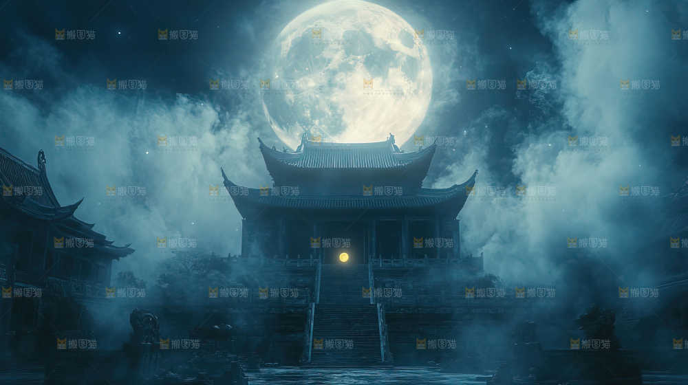 中秋赏月满月神秘传统人文