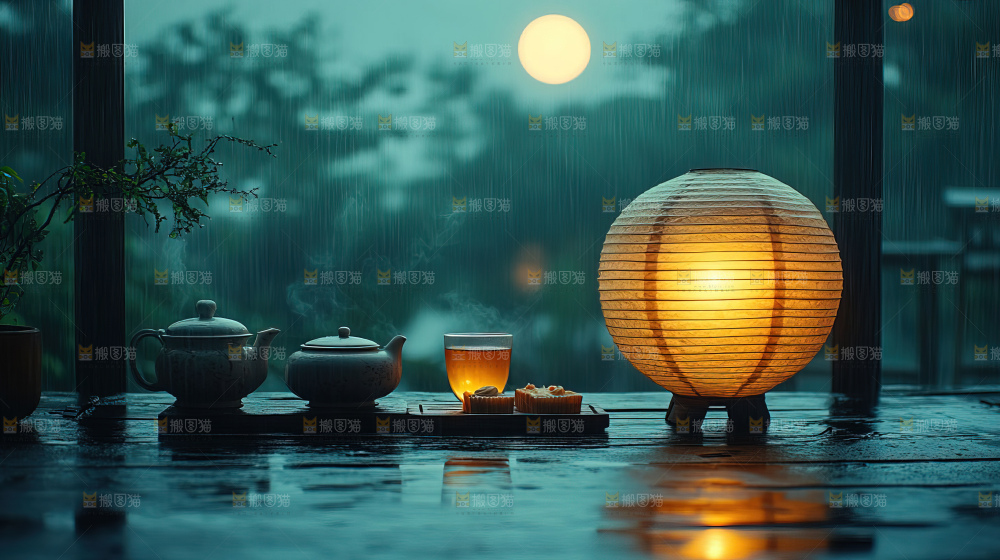中秋赏月满月神秘传统人文