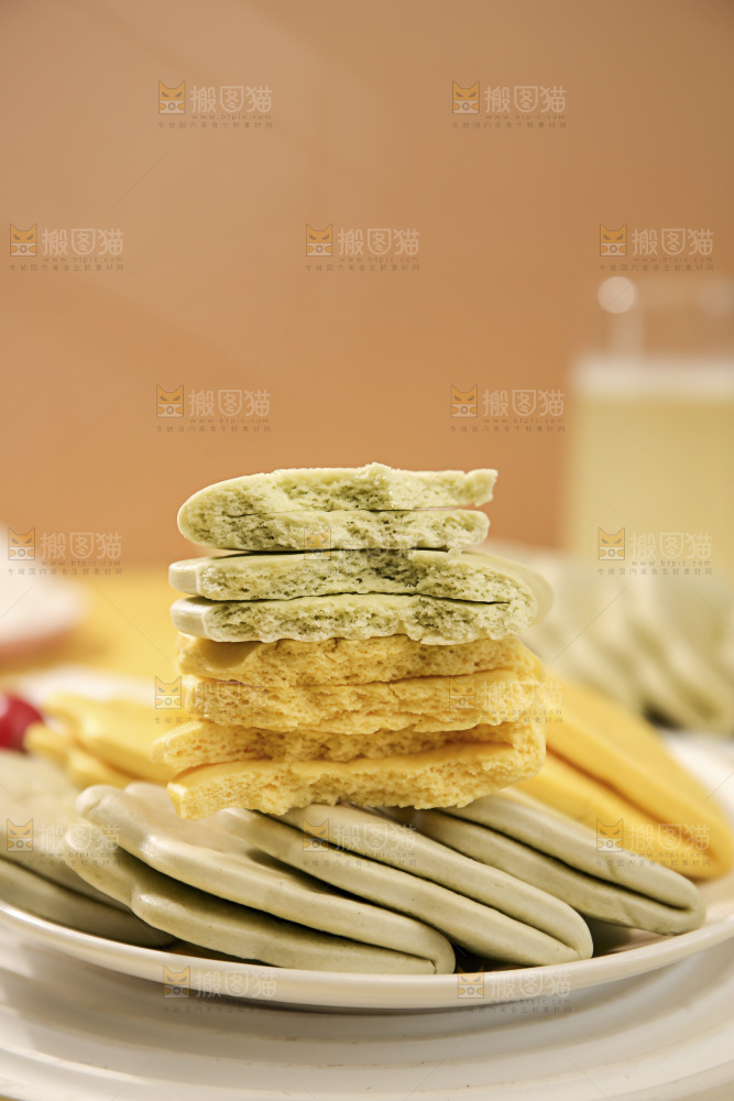 双色荷叶饼