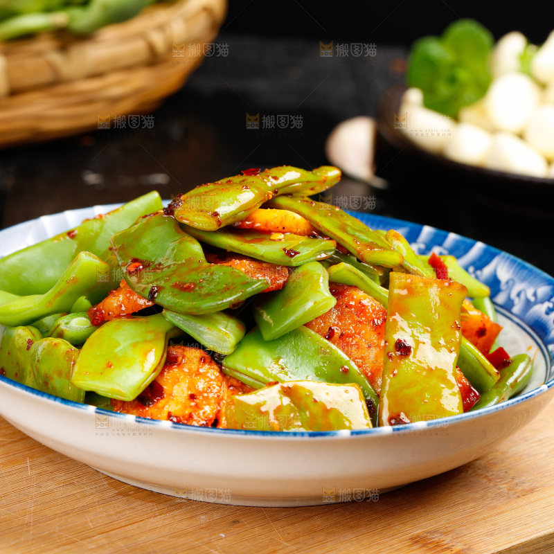 扁豆炒肉