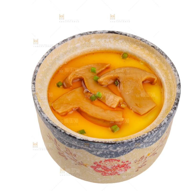 白松茸炖蛋