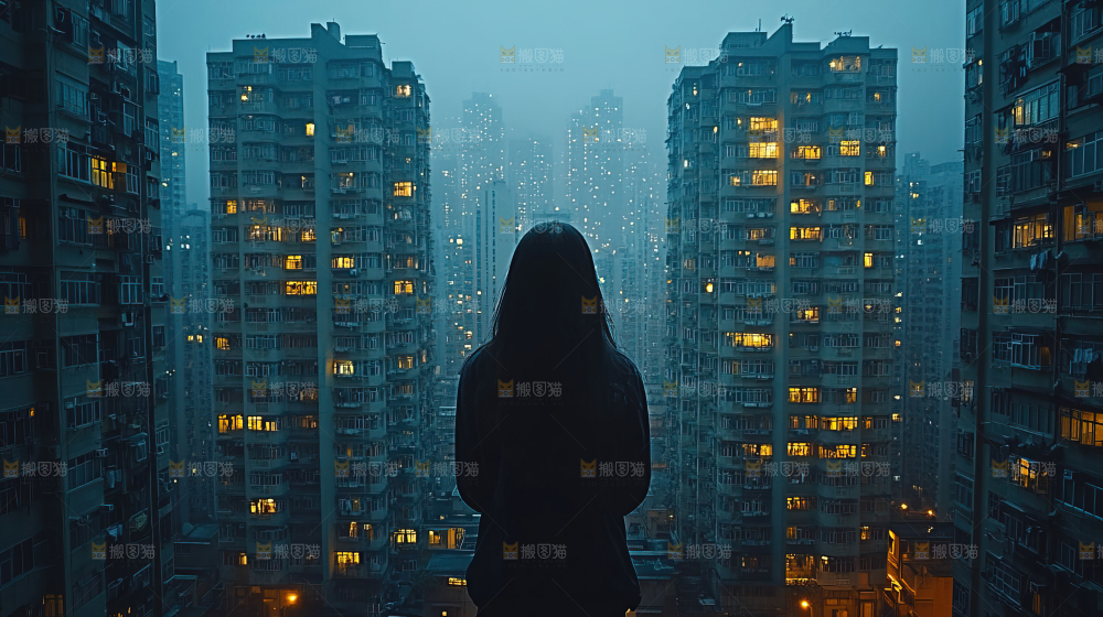 万家灯火城市夜景经济发展