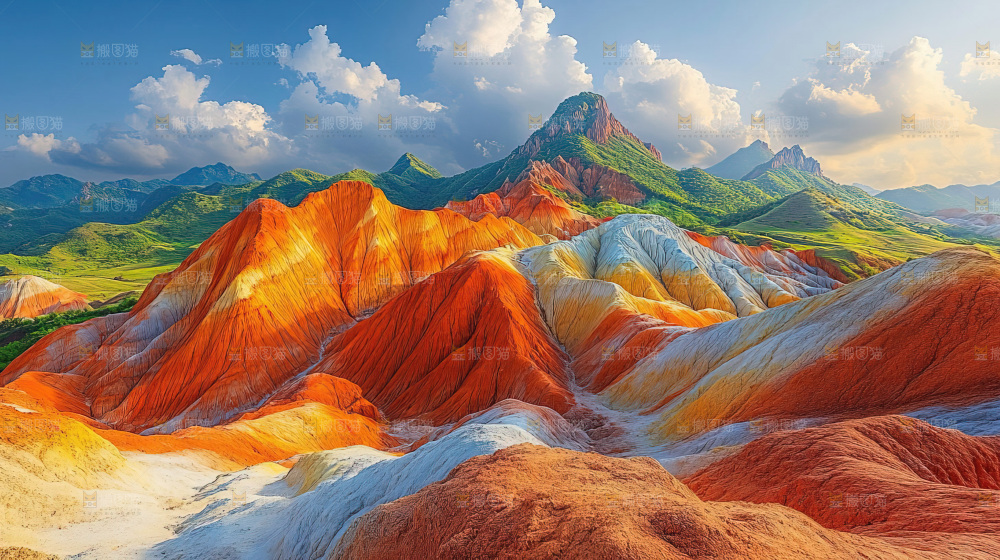 丹霞地貌自然地理山脉大美中国
