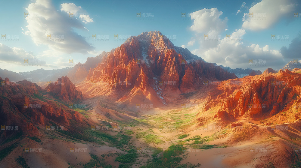 丹霞地貌自然地理山脉大美中国