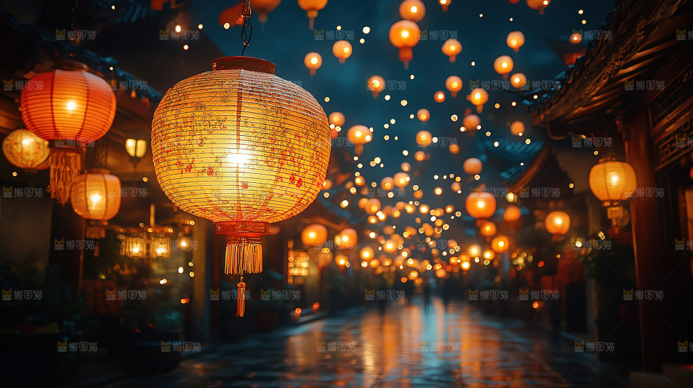 中秋花灯 灯笼 国风 传统