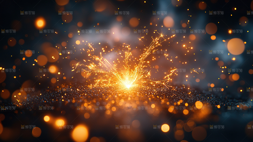 粒子 金色粒子 星光 希望