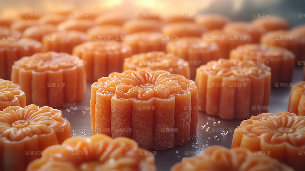 月饼糕点中秋赏月传统节日
