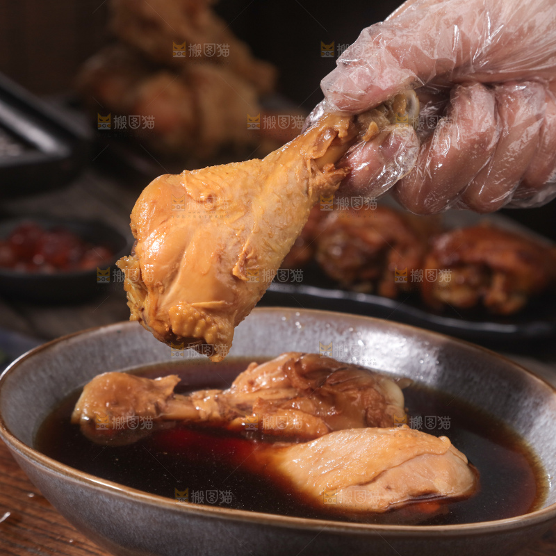 卤鸡腿
