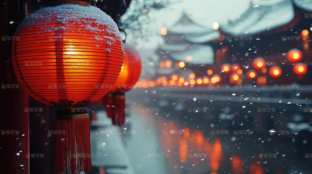 传统节日新年灯笼中国风素材