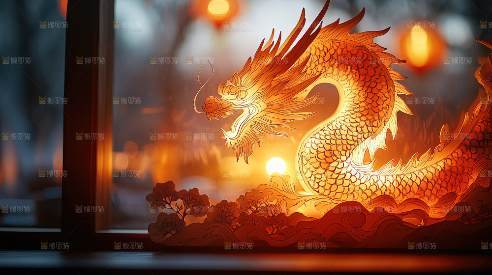 传统节日新年灯笼中国风素材