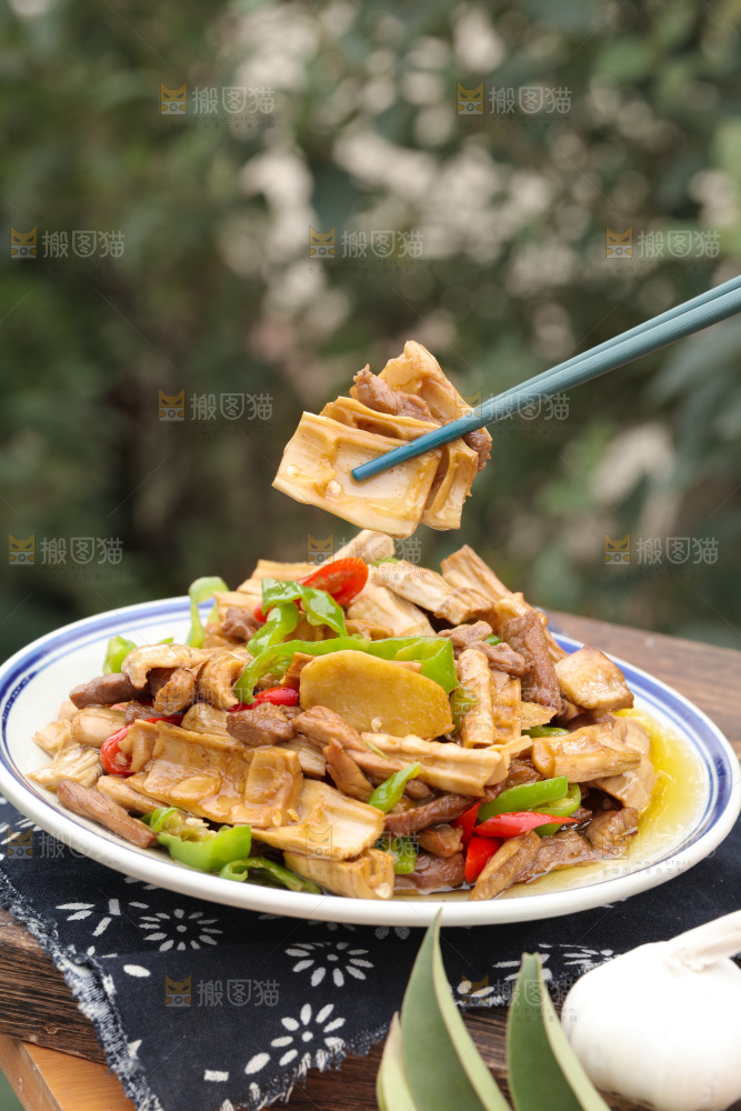 熊猫笋炒腊肉