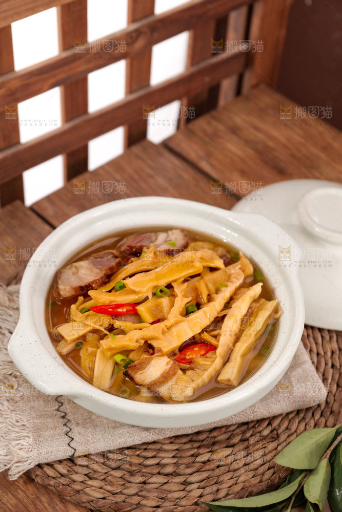 龙笋干炖肉