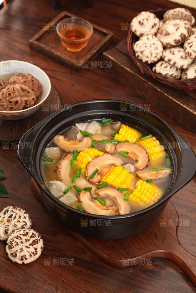 花菇玉米排骨汤