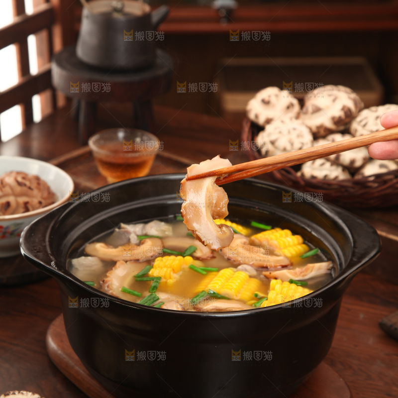 花菇玉米排骨汤