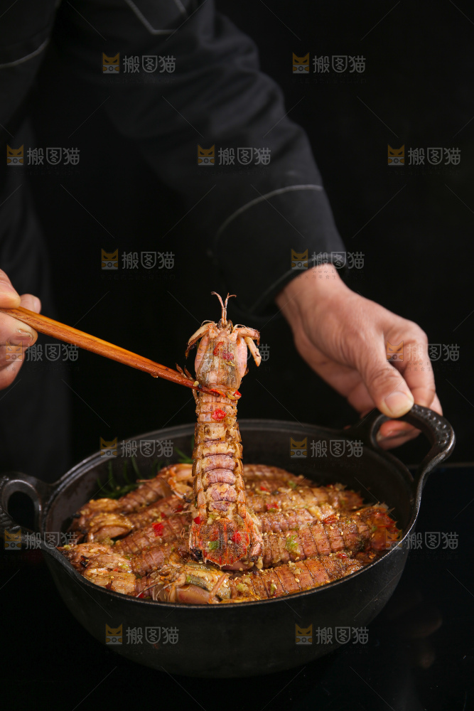 椒盐皮皮虾