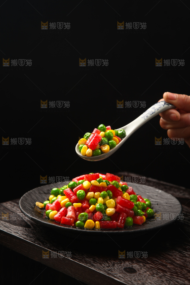 腊肠炒豌豆