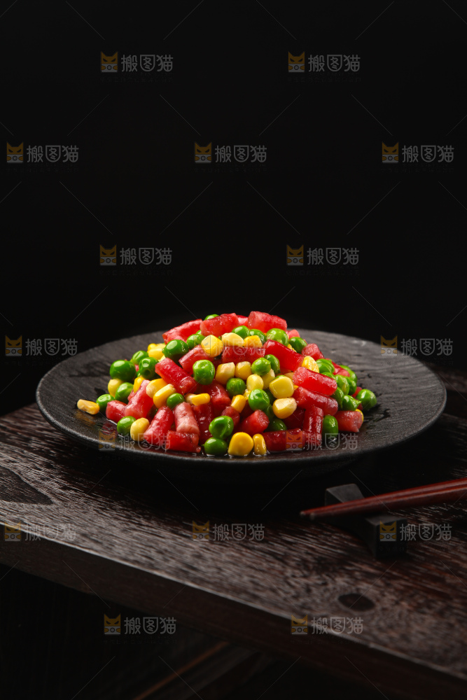 腊肠炒豌豆