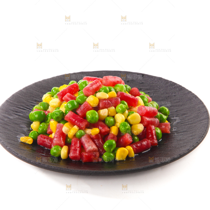 腊肠炒豌豆