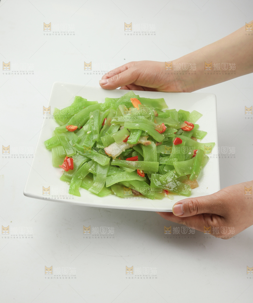 砂锅腊香青笋