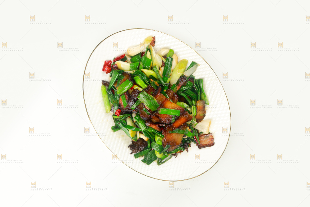 蒜苗炒酱肉