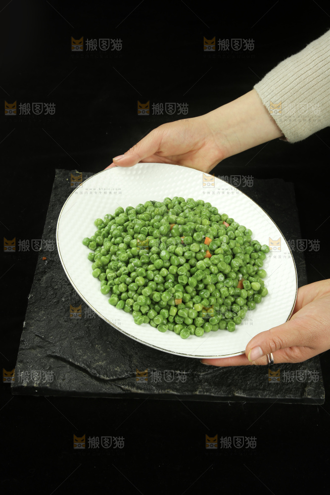 清炒青豆