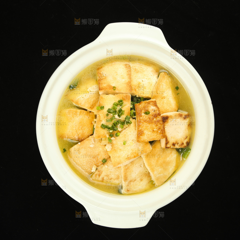 青菜豆腐煲