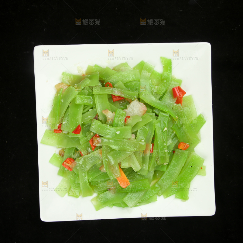 砂锅腊香青笋