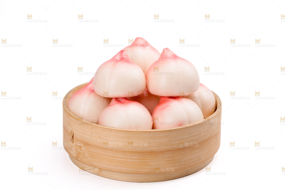 寿桃豆沙包