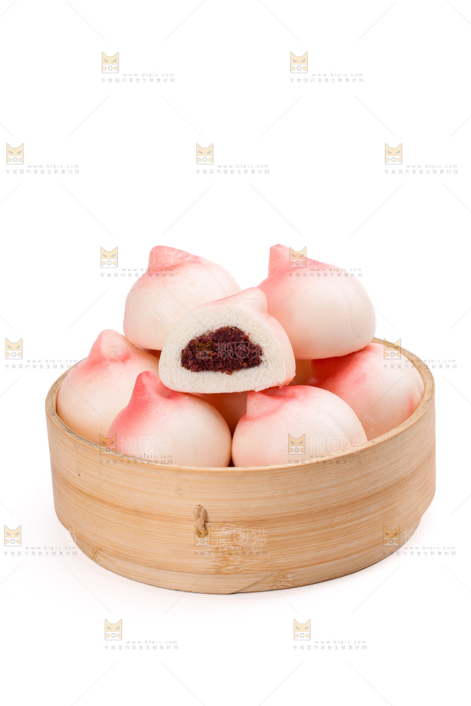 寿桃豆沙包