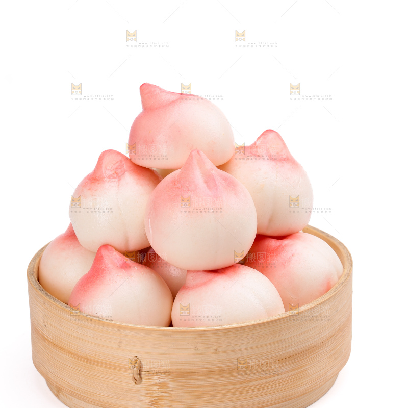 寿桃豆沙包