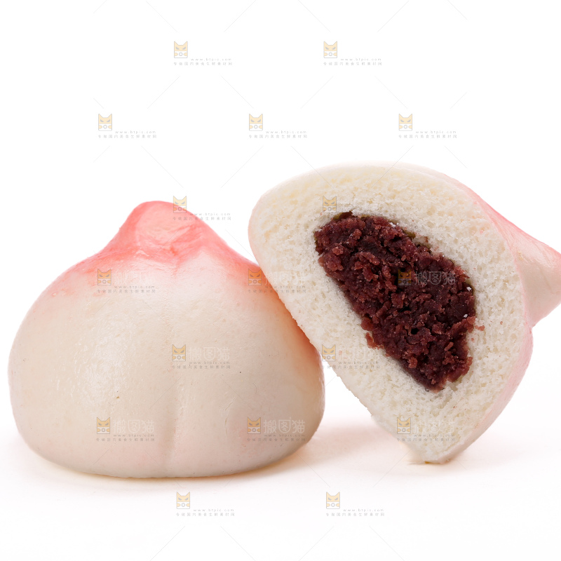 寿桃豆沙包