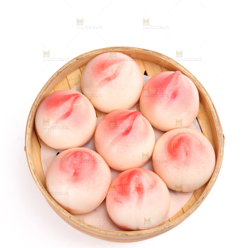 寿桃豆沙包