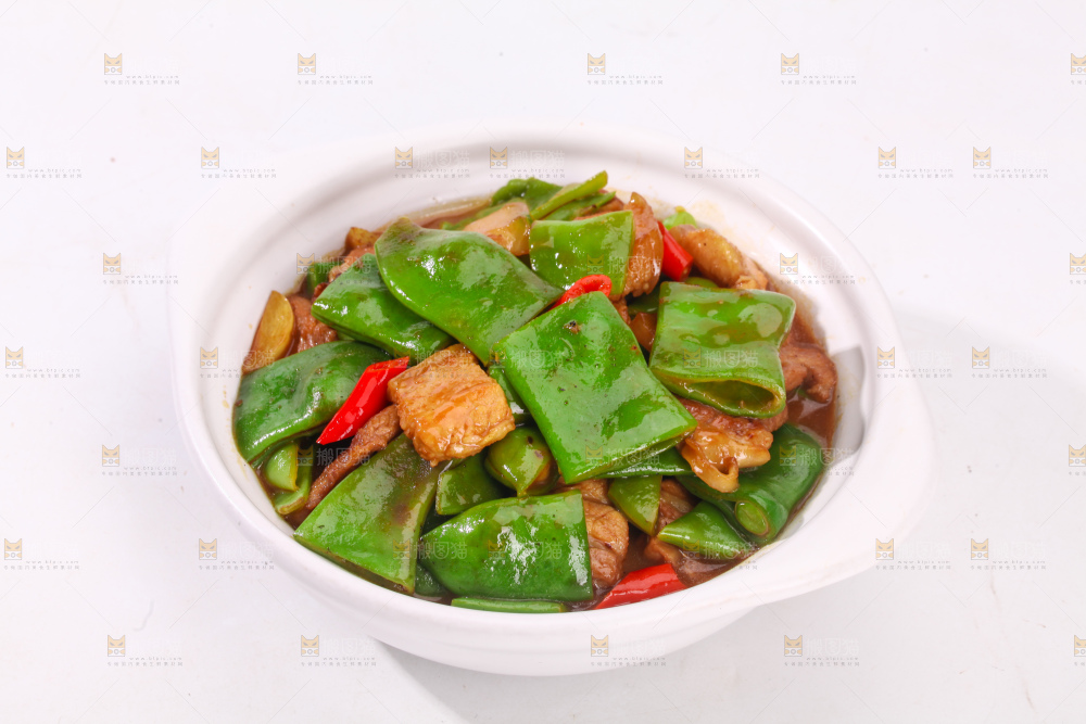 油豆角炒肉