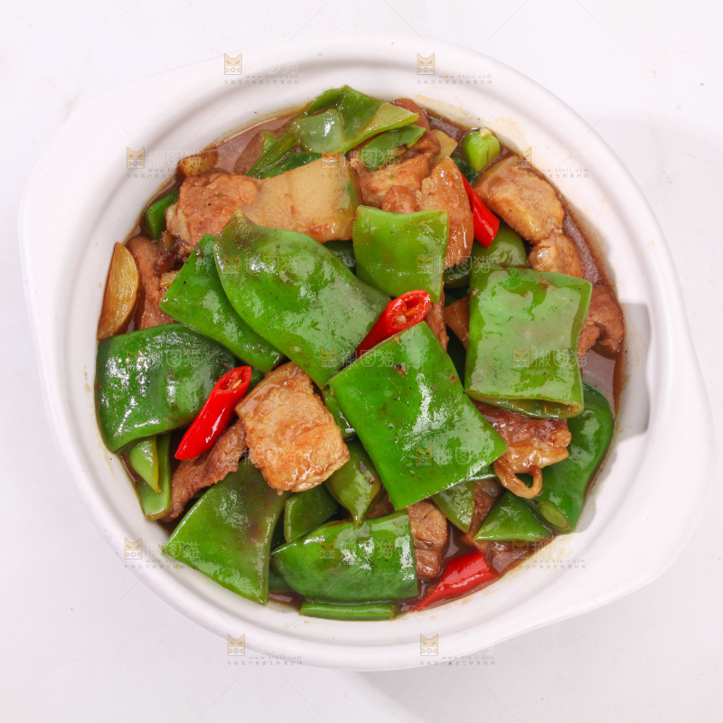 油豆角炒肉