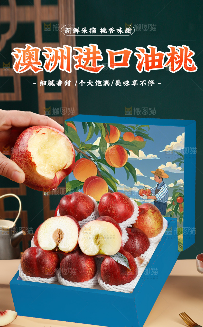澳洲油桃详情页