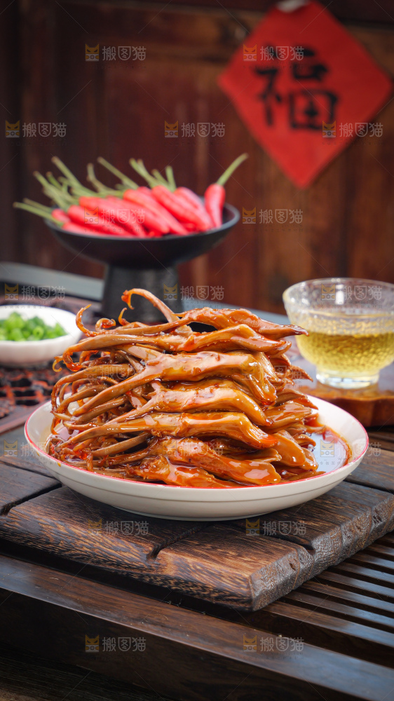 香辣鸭舌
