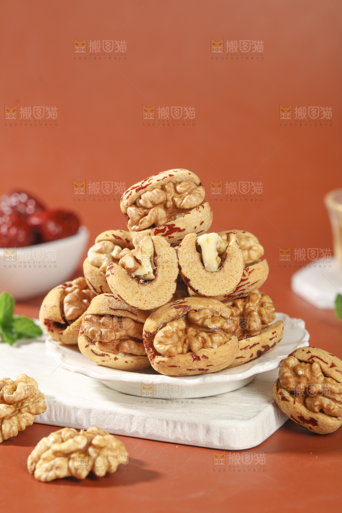 去皮枣夹核桃