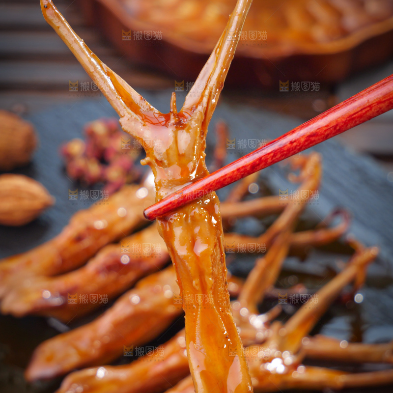香辣鸭舌
