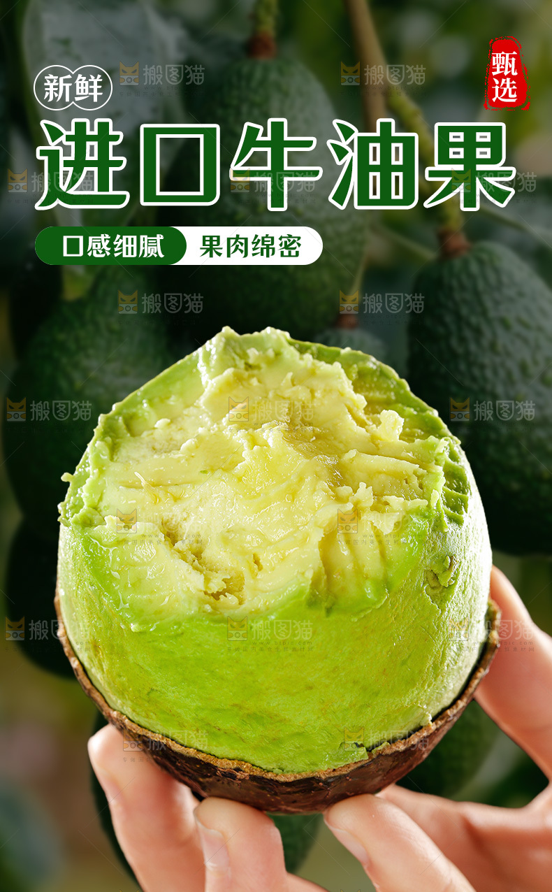 牛油果详情页