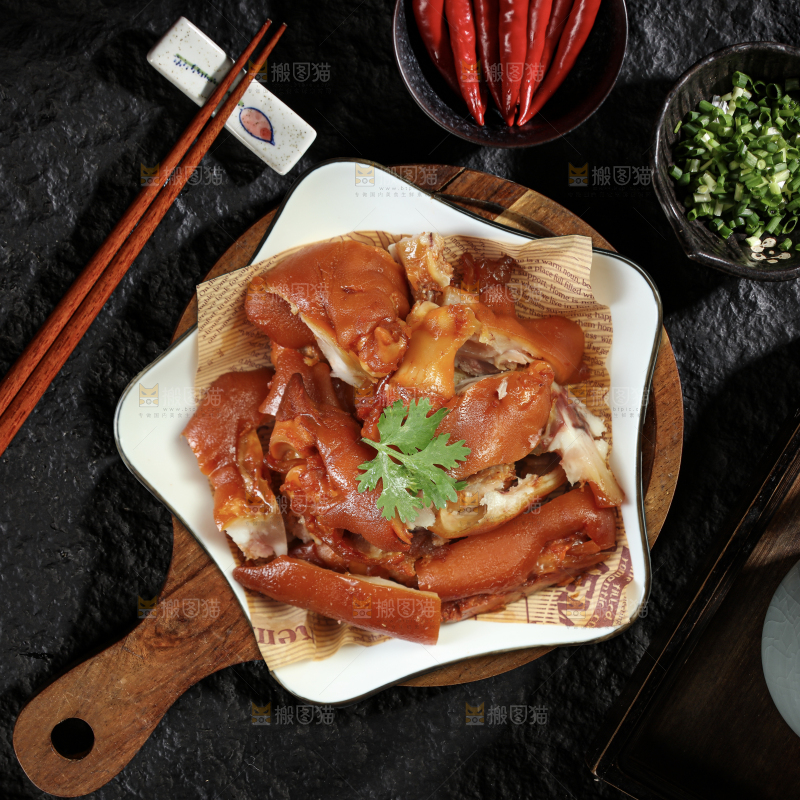 卤猪头肉