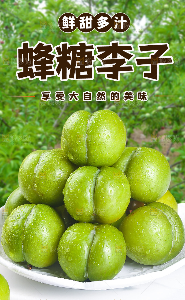 蜂糖李详情页