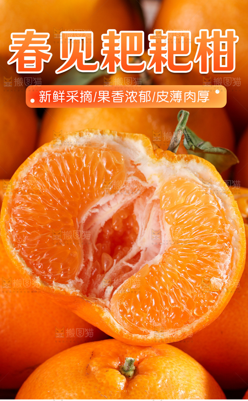 春见耙耙柑详情页