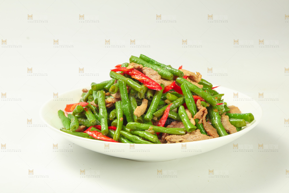 豆角炒肉