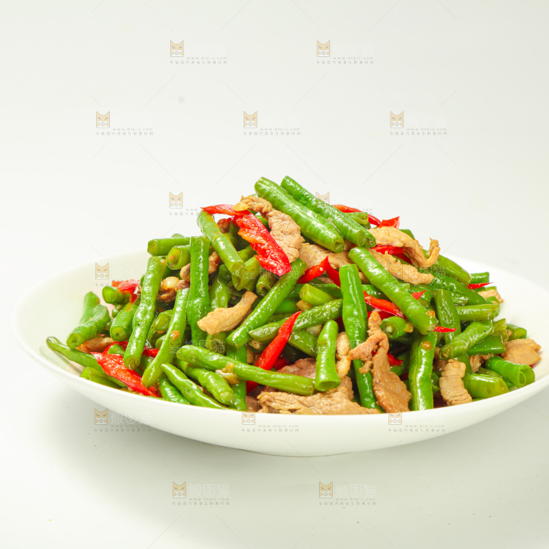 豆角炒肉